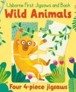 Usborne First Jigsaws And Book: Wild Animals